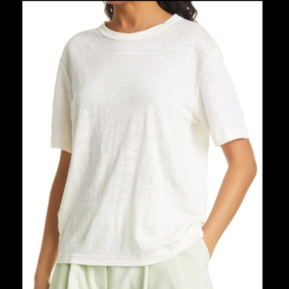 Samsøe Samsøe Doretta Linen Slub T-Shirt L - Picture 1 of 8
